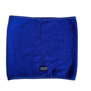 Vintage Patagonia Unisex Royal Blue Fleece Neck Gaiter